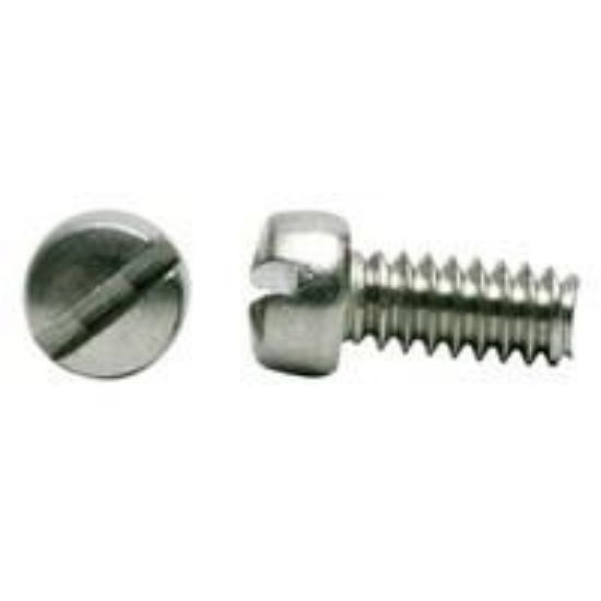 Picture of 1/4 - 20 X 1 1/2 Machine Screw Fillister Head Slotted Zinc Cr+3
