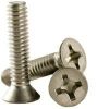 Picture of 1/4" - 20 X 3/4" Machine Screw Flat Head Phillips Zinc Cr+3