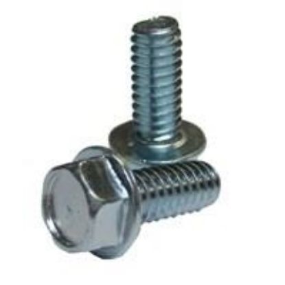 Picture of 1/4 - 20 X 1 1/4 Machine Screw Indented Hex Head Washer Zinc Cr+3