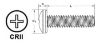 Picture of 1/4 - 20 X 1 1/2 Machine Screw Pan Head Phillips Zinc Cr+3