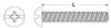Picture of 1/4 - 20 X 1/2 Machine Screw Round Head Phillips/Slotted Combo Zinc Cr+3