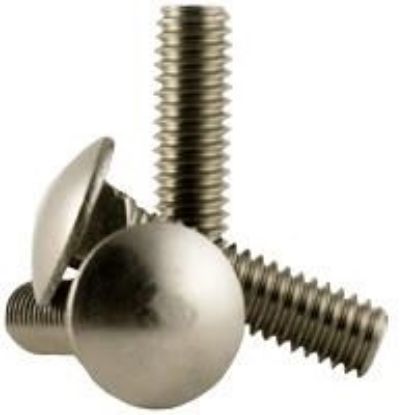 Picture of 1/4" - 20 X 1 1/2" Stainless Steel 18-8 (Inch) Carriage Bolts