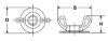 Picture of Cast Wing Nut 1/4-20 x 1 WB Plain