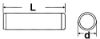 Picture of 1" X 3 1/2" Dowel Pin Alloy (Inch) Pull Out Plain