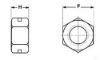 Picture of 7/16 - 14 Hex Locknut Reversible Zinc CR+3