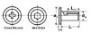 Picture of Cap JCN 1/4-20 x 12mm HX Plain