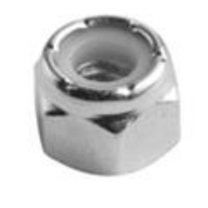 Picture of #10-32 NM (Standard) Nylon Insert Locknut Fine Stain 316