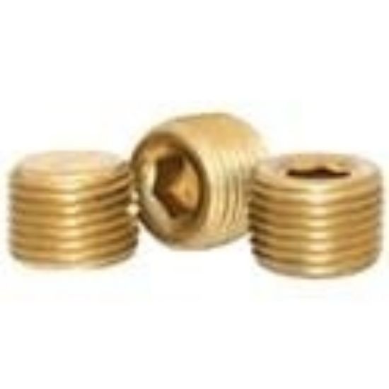 Picture of 1/8 Pipe Plugs Brass (Inch) 3/4 Taper Plain
