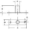 Picture of Slab Base Long 1/4-20X5/16 Plain