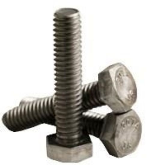 Picture of 5/8" - 11 X 5" A307 Grade A Low Carbon Hex Tap Bolts (Inch) Plain