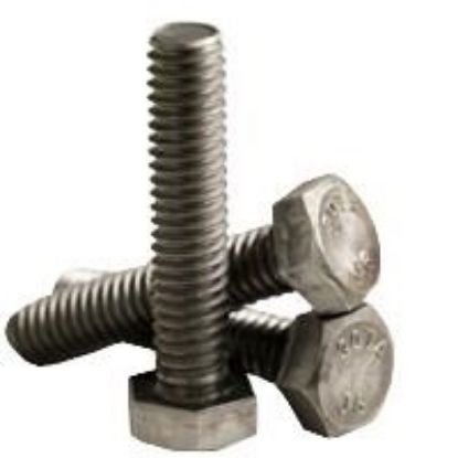 Picture of 5/8" - 11 X 6" A307 Grade A Low Carbon Hex Tap Bolts (Inch) Plain