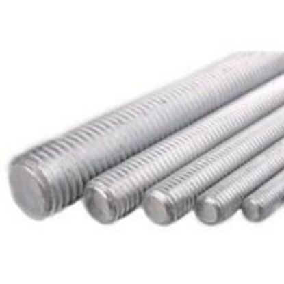 Picture of 1 1/4" - 7 X 6'  A307-A All Thread Rods Zinc Cr+3