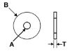 Picture of 3/8"X 1 1/2"X 0.078 Stainless Steel 18-8 (Inch) Flat washers
